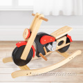 Shake horse motorcycle children wooden educational toy